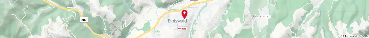 Kartendarstellung des Standorts für Apotheke Zur Krone in 8552 Eibiswald
